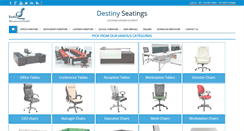 Desktop Screenshot of destinyseatings.com