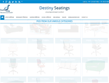 Tablet Screenshot of destinyseatings.com